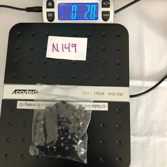 Black Chain Dangle Tie Necklace - Picture 6 of 7